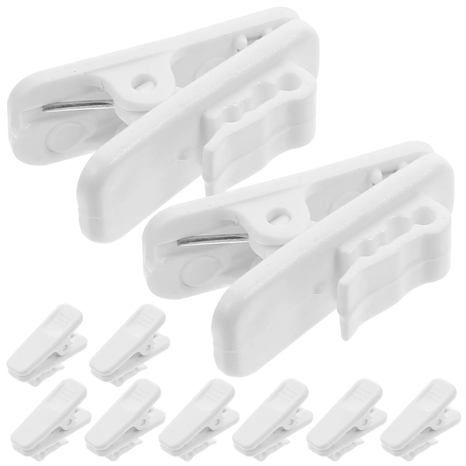 

10Pcs Headset Cord Clips Earphone Wire Organizer Secure Attachment to Clothing for Easy Access Headphone Fixing Clip for Sports