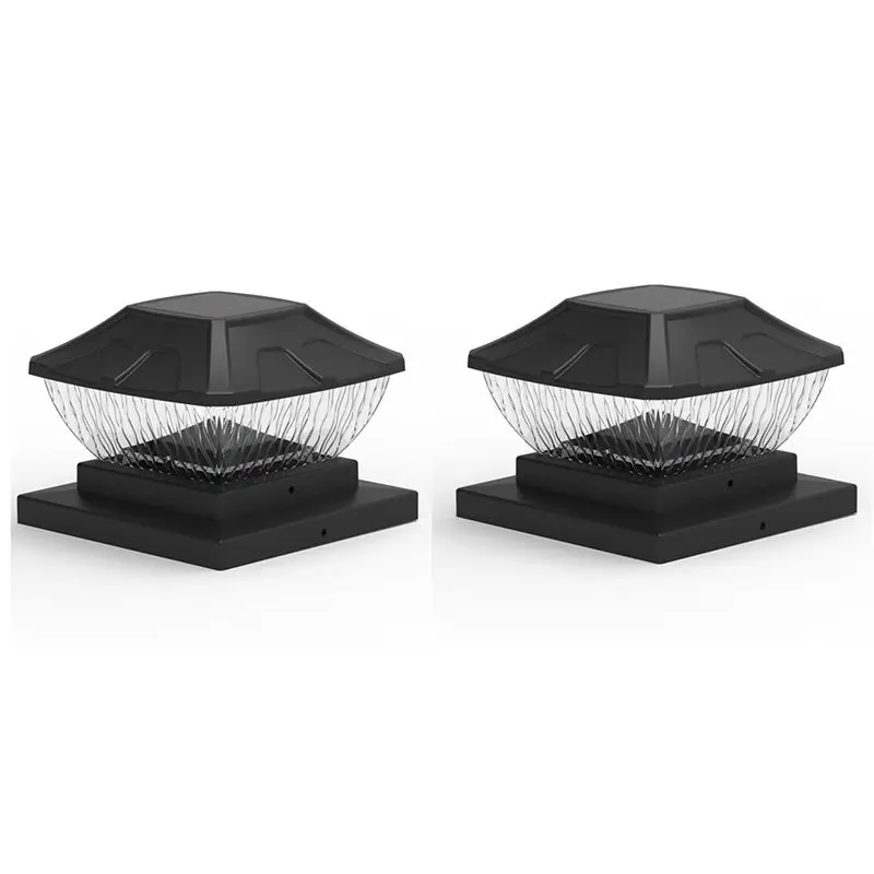 

Солнечные светильники для столбов и ограждений – 2 шт., 2 режима, водонепроницаемые IP65, на солнечных батареях – AA26