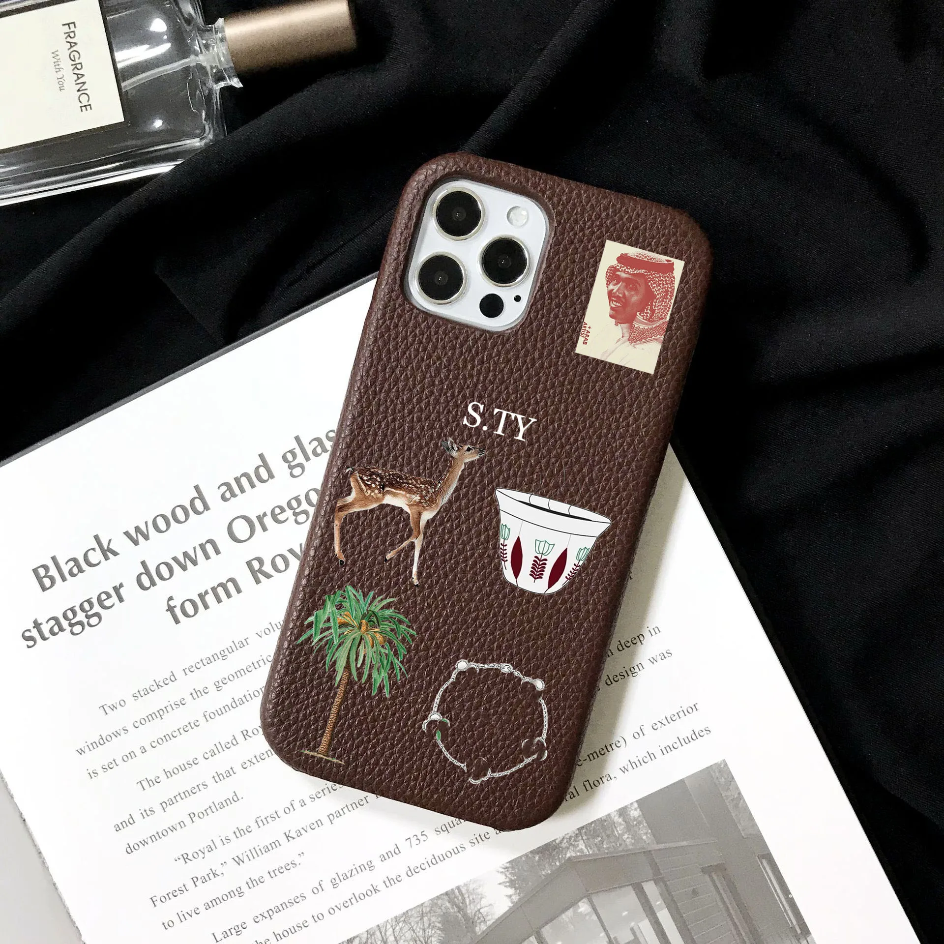 

Персонализированный чехол с именем по индивидуальному заказу для iPhone 16, 14, 13, 12, 11 Pro Max, кожаный чехол с буквами инициалами kafrys 13 14 15 Pro Max