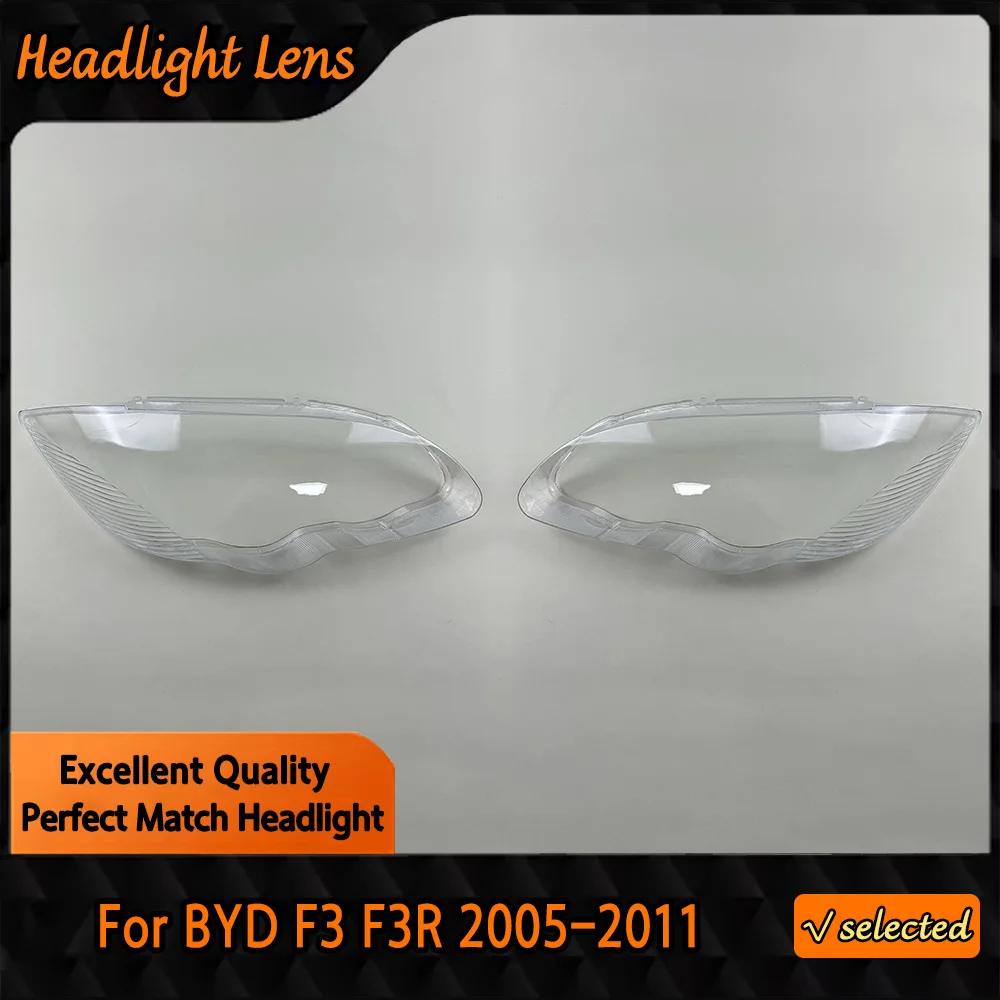 

Transparent Car Headlamp Lens Glass Shell Lamp Lampshade Headlight Cover For BYD F3 F3R 2005 2006 2007 2008 2009 2010 2011