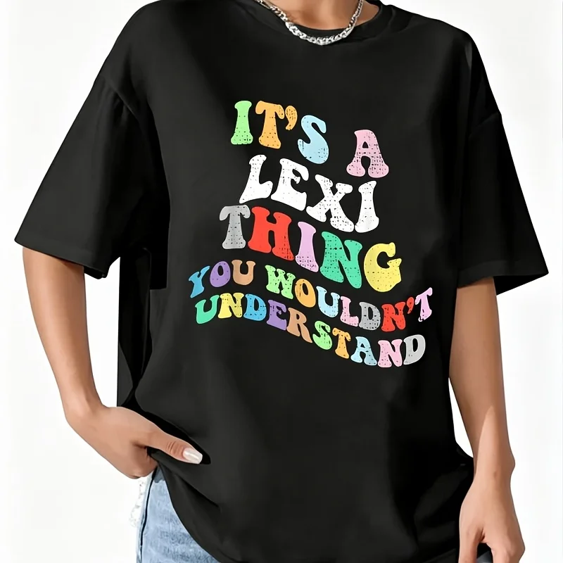 Its a Lexi Thing You Wouldnt Understand Women's 100% Cotton T-Shirt Short Sleeve Top Casual Round Neck Fun Print Tee S-5Xl