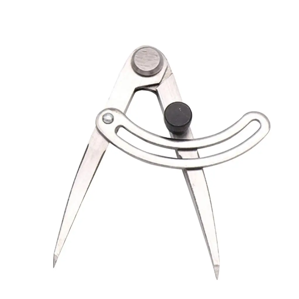 High Carbon Steel Leather Edge Creaser Drawing Compass Accurate Marking Tool for Manual Woodworking