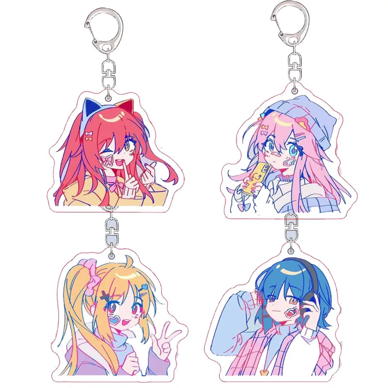 

Брелок Bocchi The Rock: подвеска Хитори Гото, милый мультяшный брелок, аксессуар для сумки, Икуйо Кита, Нижика Иджичи, Рё Ямада