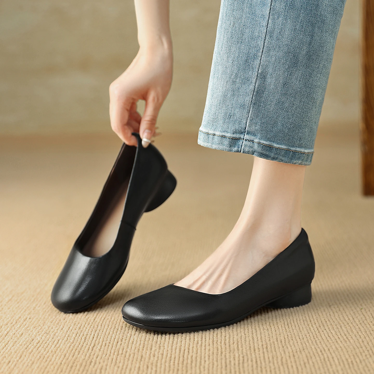 Women'S Shoes Naturalizer - Escarpins pour femmes, en cuir naturel,