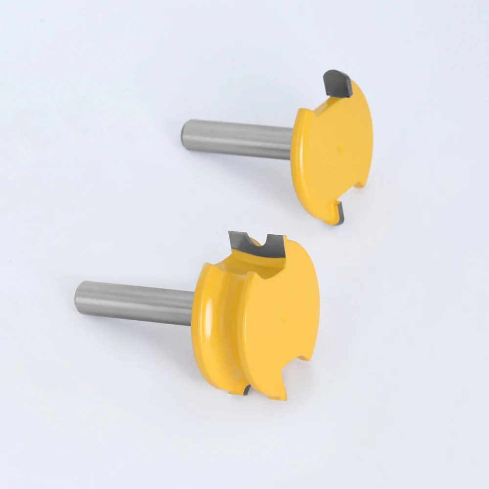 LAVIE 2-teiliges Fräser-Set mit 8 mm Schaft für Kanu-Flöten und Perlen, Holzbearbeitungs-Fräser aus Legierung, Holztenon-Fräser, Fräswerkzeuge MC02034 – Detail 4