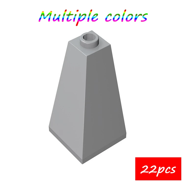 MOC 22PCS 3685 Slope 75 2x2x3 Building Blocks Kit Corner Convex Bricks Particle Puzzle Idea Toys Children Birthday Xmas Gifts