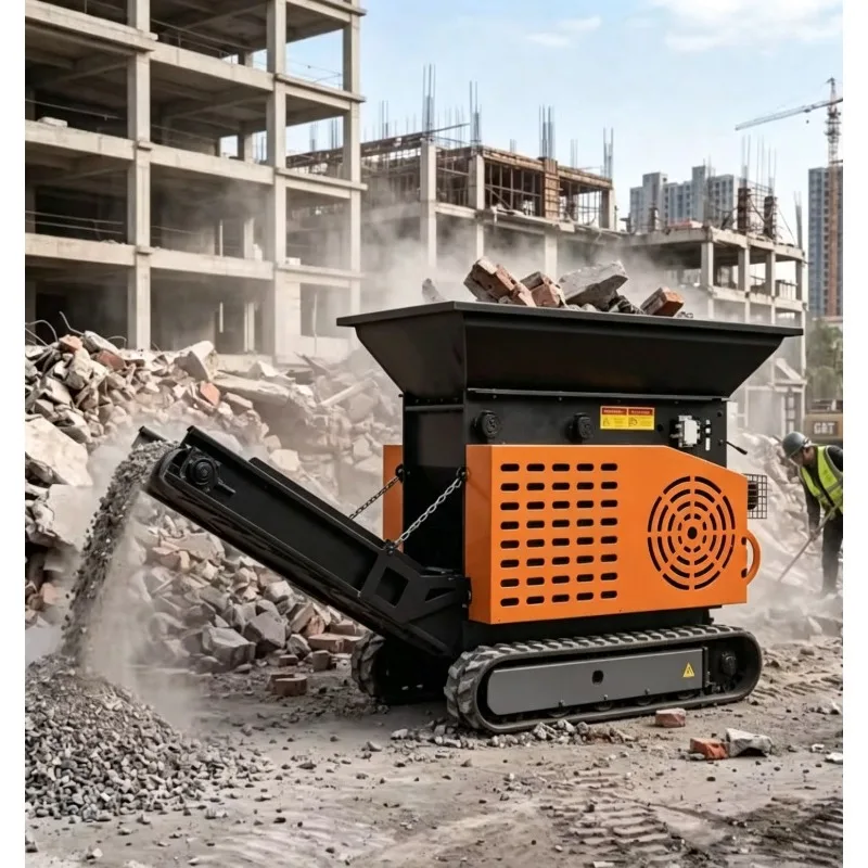 Innovative 80-100t/h DC Motor Tracked Mobile Jaw Crusher for Stone Crushing Easy to Operate Construction Equipment Rock Crusher