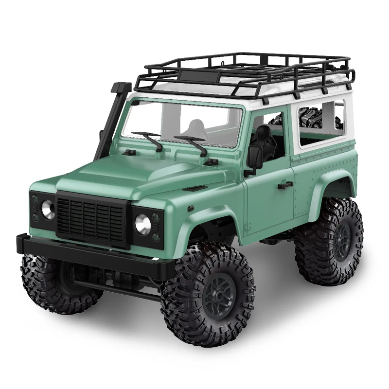 Mangniu Rc Model Mn90 Klassieke Verdediger 4wd Off-Road Voertuig 1:12 Simulatie Racing Klimmen Afstandsbediening Kinderspeelgoedauto