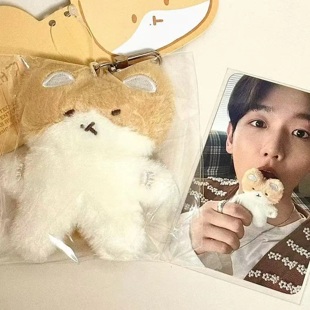 Kpop Idol EXO Baekhyun llavero de muñeco de peluche periférico oficial decoración exquisita Mini llavero de muñeca colección de regalos para seguidores VIP