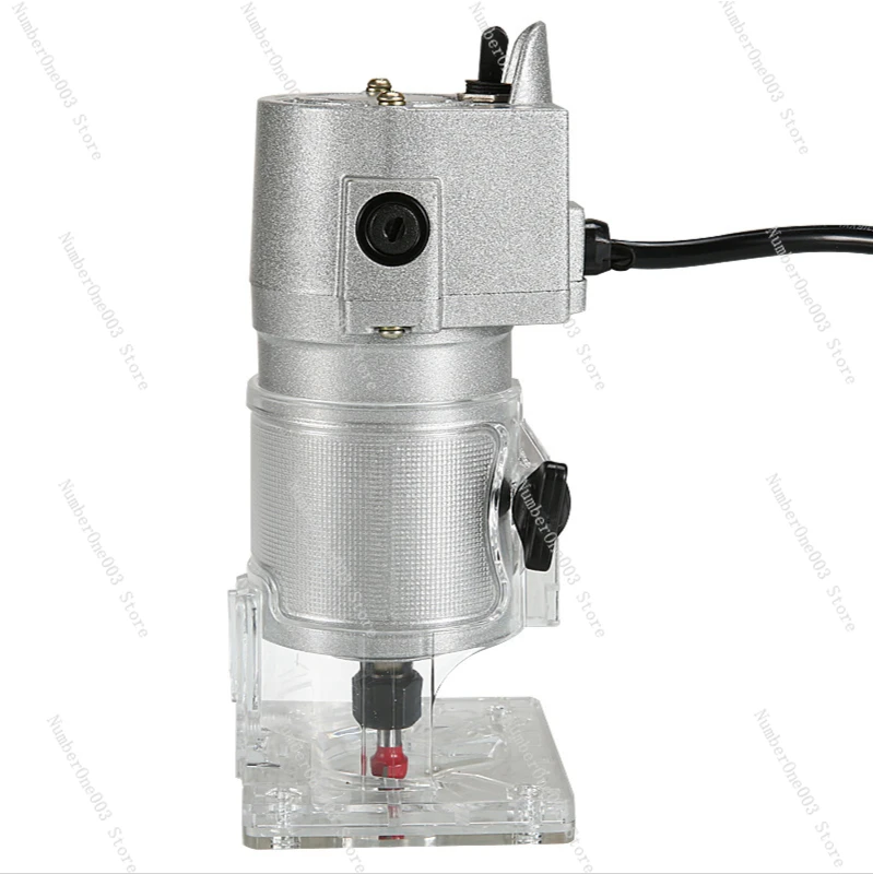 

3701 All-Aluminum Trimming Machine 220V 800W Electric Wood Milling Slotting Machine Woodworking Engraving Machine