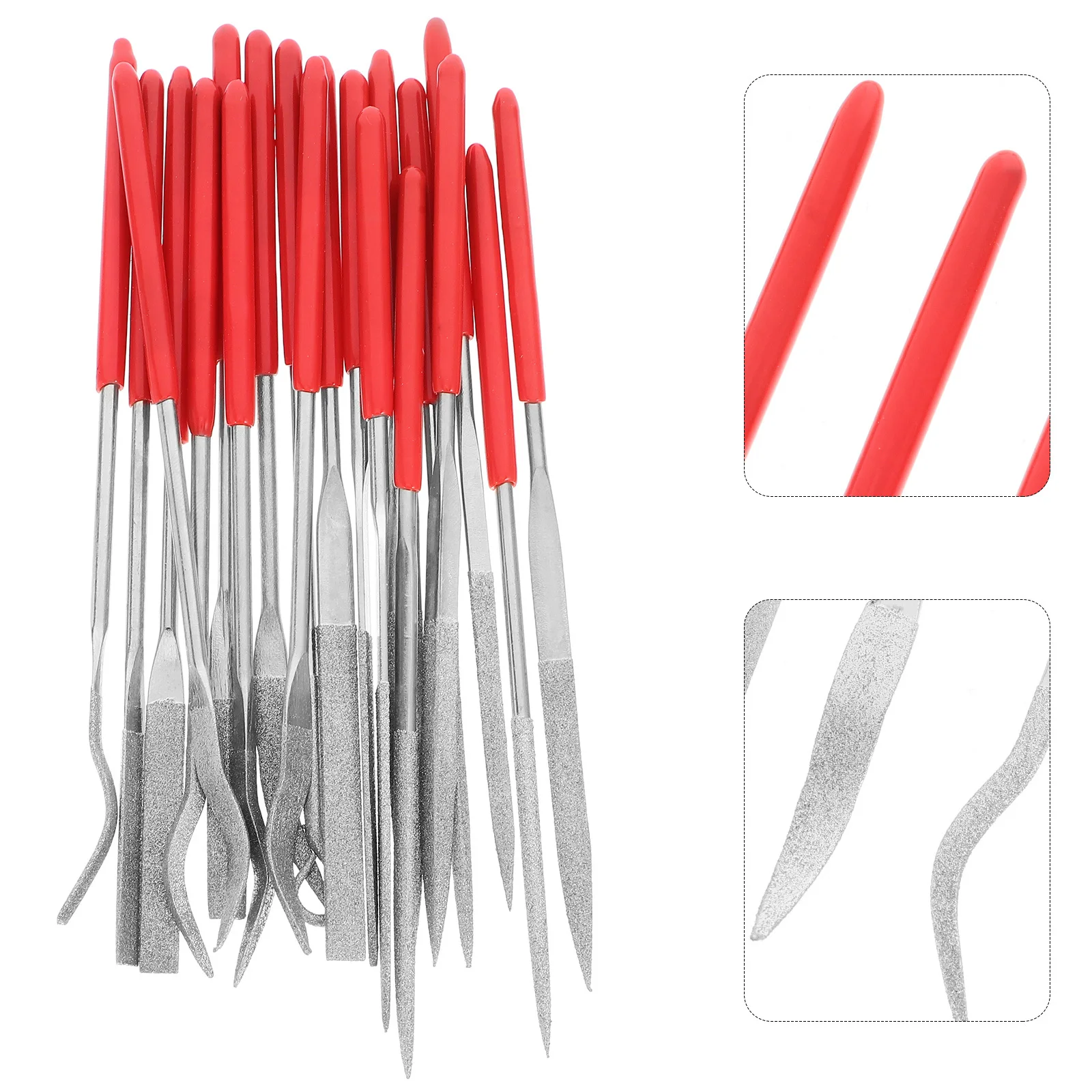 

20Pcs Adamas Diamond Needle File Set Mini for Woodworking Jewelry Metal Crafting Files Tools Sharpening Hand Files Woodworking