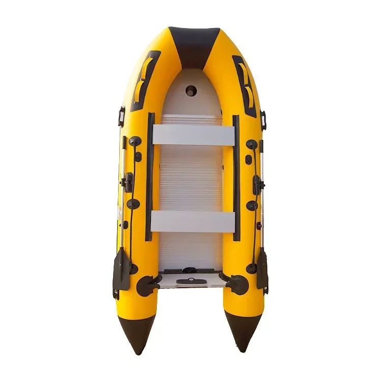 Seawalker 11ft/330cm inflatable boat with high pressure 0.9mm PVC air tube and aluminum floor for fishing