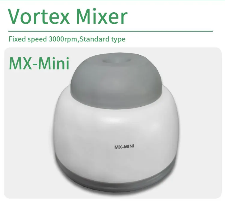 Laboratory Medical Plastic Standard Type Small Portable Fixed speed 3000rpm Mini Vortex Mixer