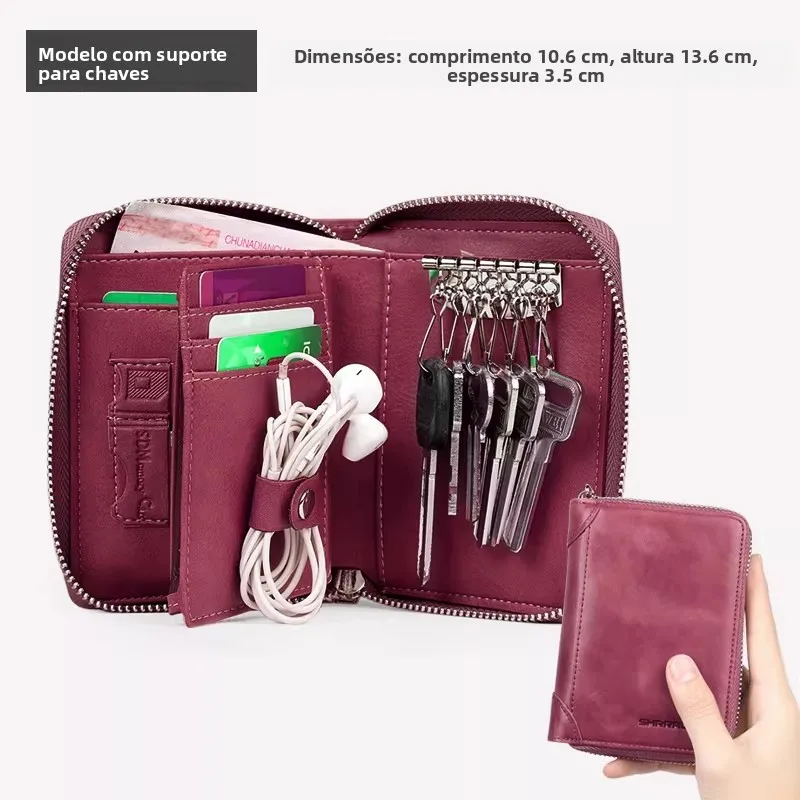 men's-key-holder-wallet-card-holder-driver-license-integrated-short-zipper-genuine-leather-style-2026-new-model-wallet