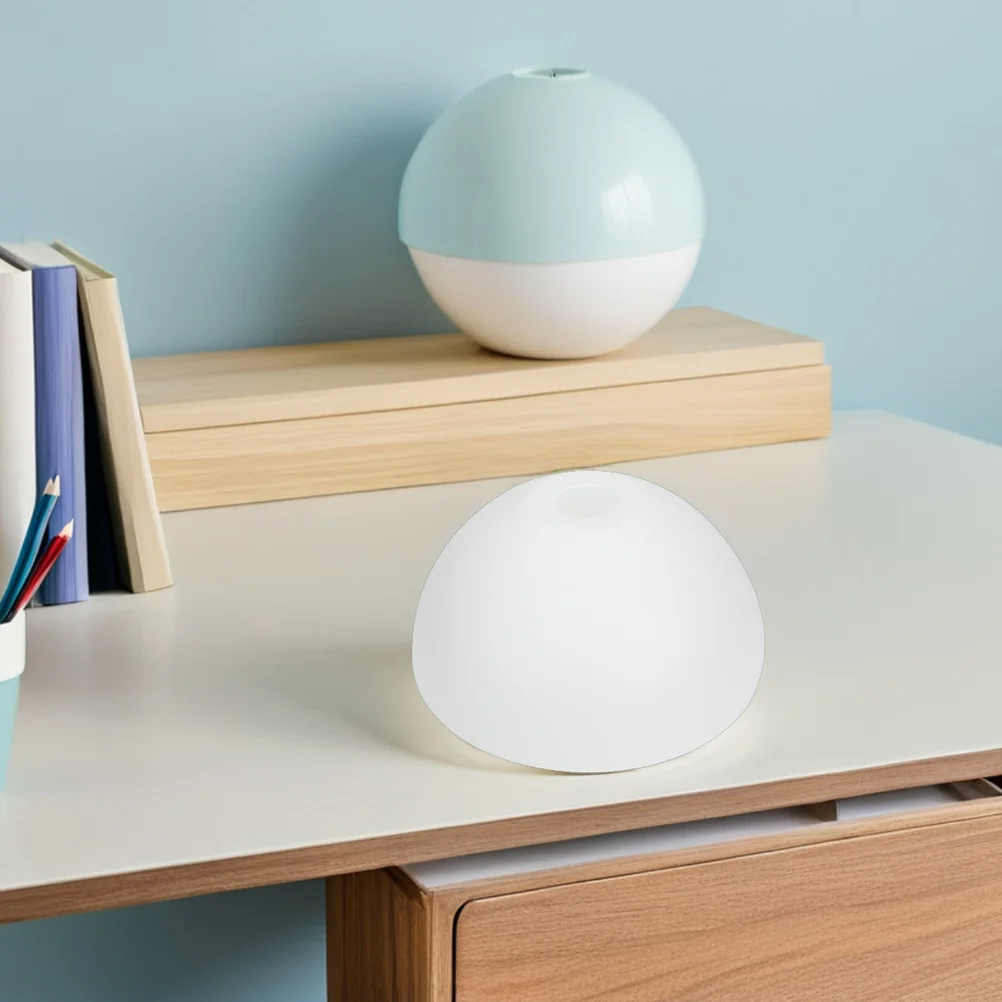 

2pcs Mushroom Lamp Shade White Plastic Bowl Replacement For Floor Table Pendant Ceiling Wall Sconce Chandelier Lamp Lighting