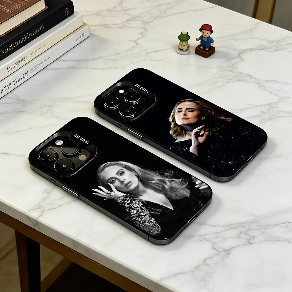 

D-Dele Adkins Music Star Phone Case For iPhone 17,16,15,14,13,12,11 Plus,Pro Max,XS,Colorful Silver Black Cover