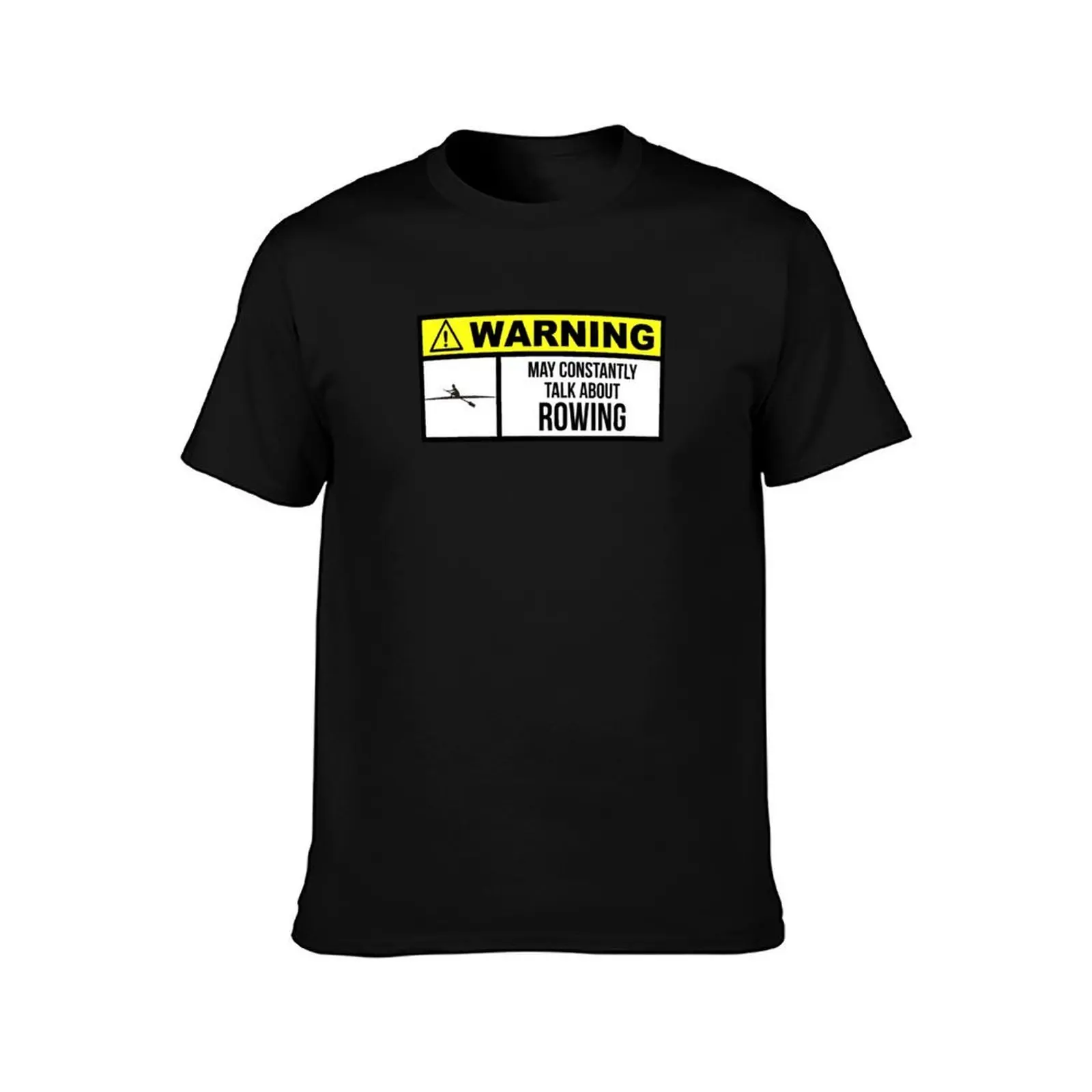 Funny Rowing T-Shirt Basic Simple Design Short Sleeve Shirt T-Shirt
