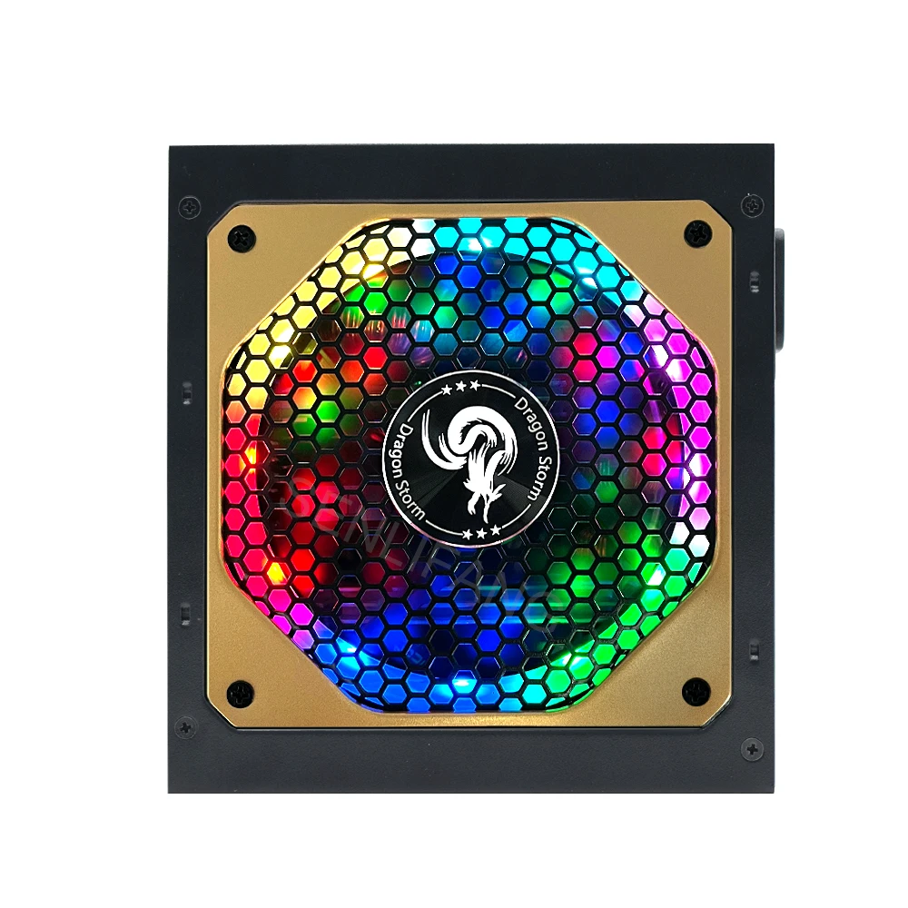 Para atx 850w modular completo rgb 80plus ouro 20 + 4pin 12v psu profissional e-sports vídeo game computador pc fonte de alimentação