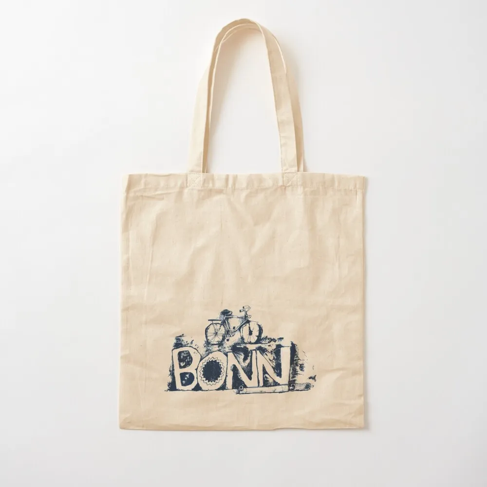 

Bonn bicycle t-shirt design Tote Bag tote bag custom Portable shopping bag Canvas Tote