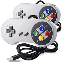 SNES/SFC Classic Controller Wired Gamepad Control 16-bit Retro Entertainment System Video Game Console Gaming Joypad Accessories