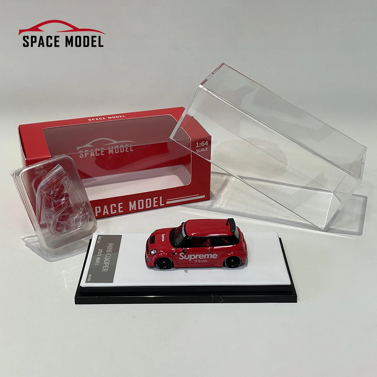 In Stock Time Micro TPC BSC 1:64 Mini Cooper BMW Rainbow Supreme