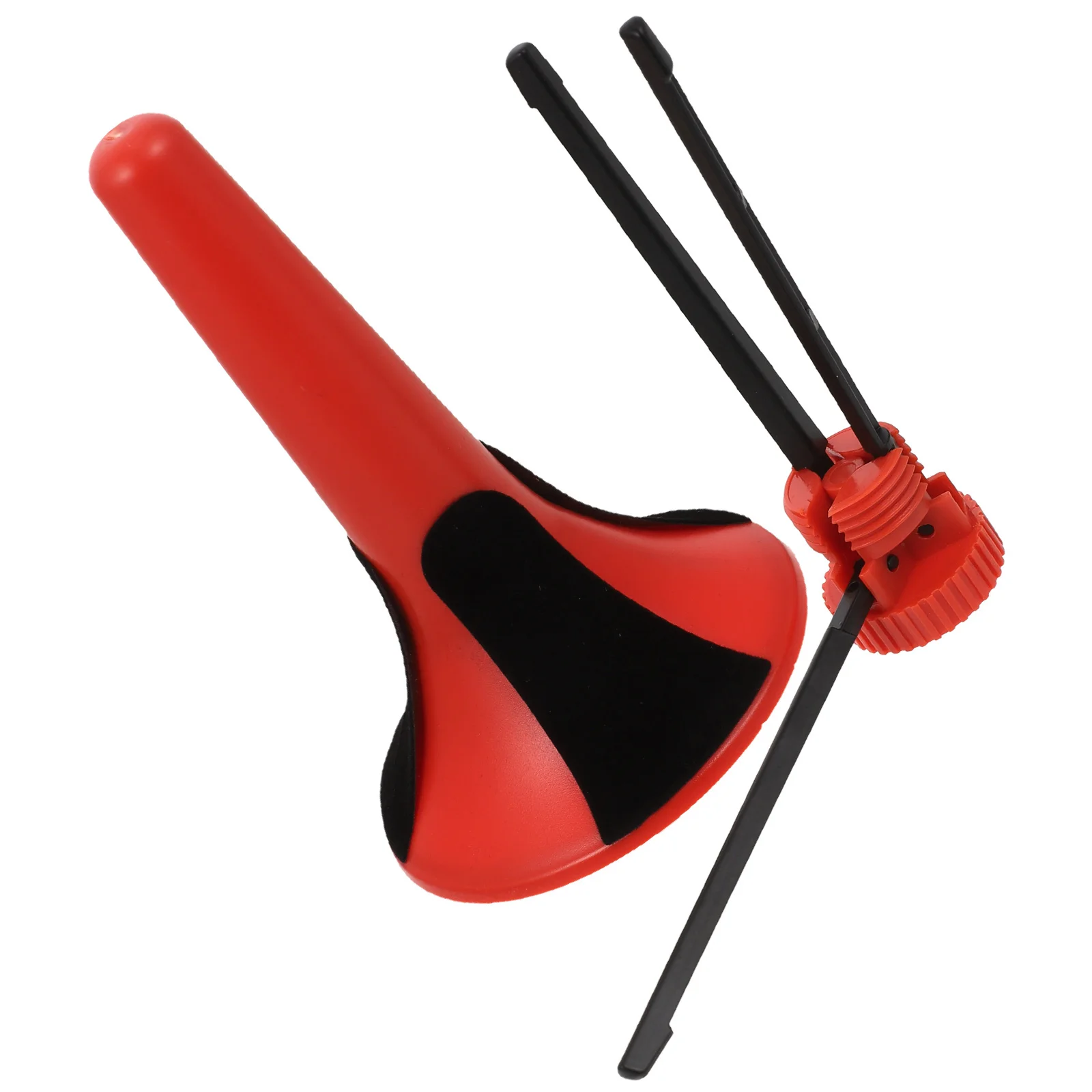 

Red Professional Trumpet Holder Stand Foldable Detachable Metal Tripod for Wind Instrument Accessories Folding Trumpet Stand