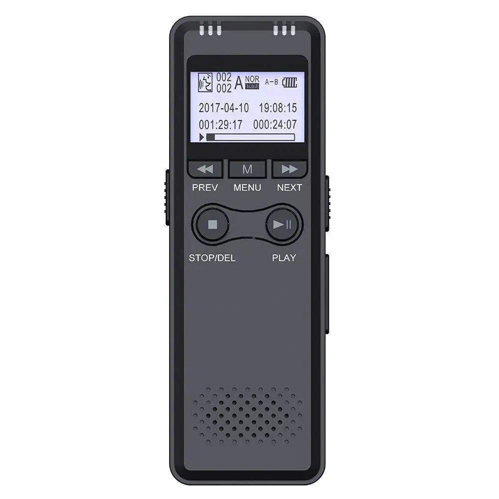 

64GB Mini Voice Activated Recorders HD Audio Sound Recording HiFi MP3 Pen