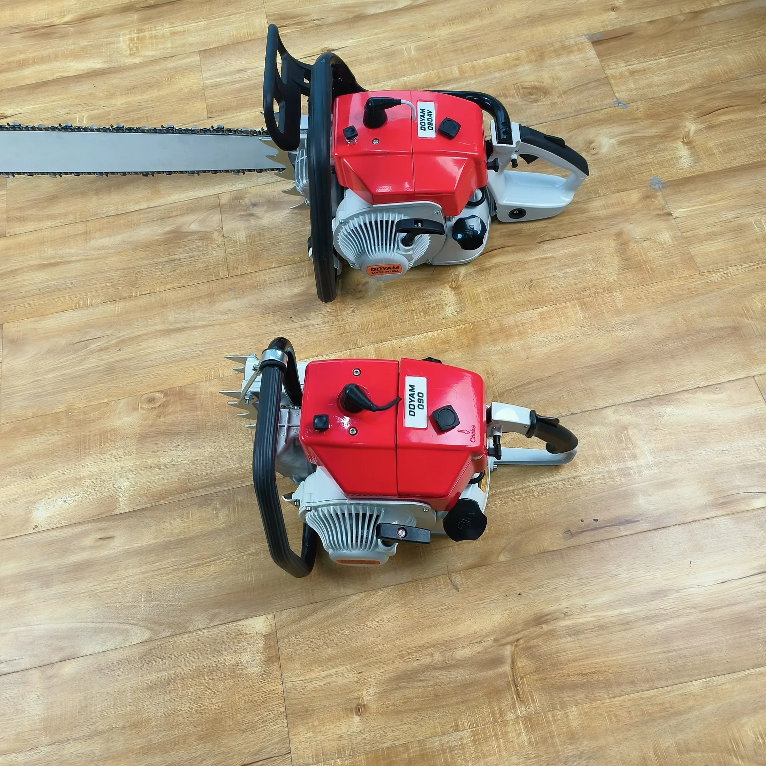 Serra de corrente 105cc com barra guia de 36 polegadas Ms 070 Máquina de corte de árvores Serra de corrente profissional a gasolina 070av 070g 42 polegadas