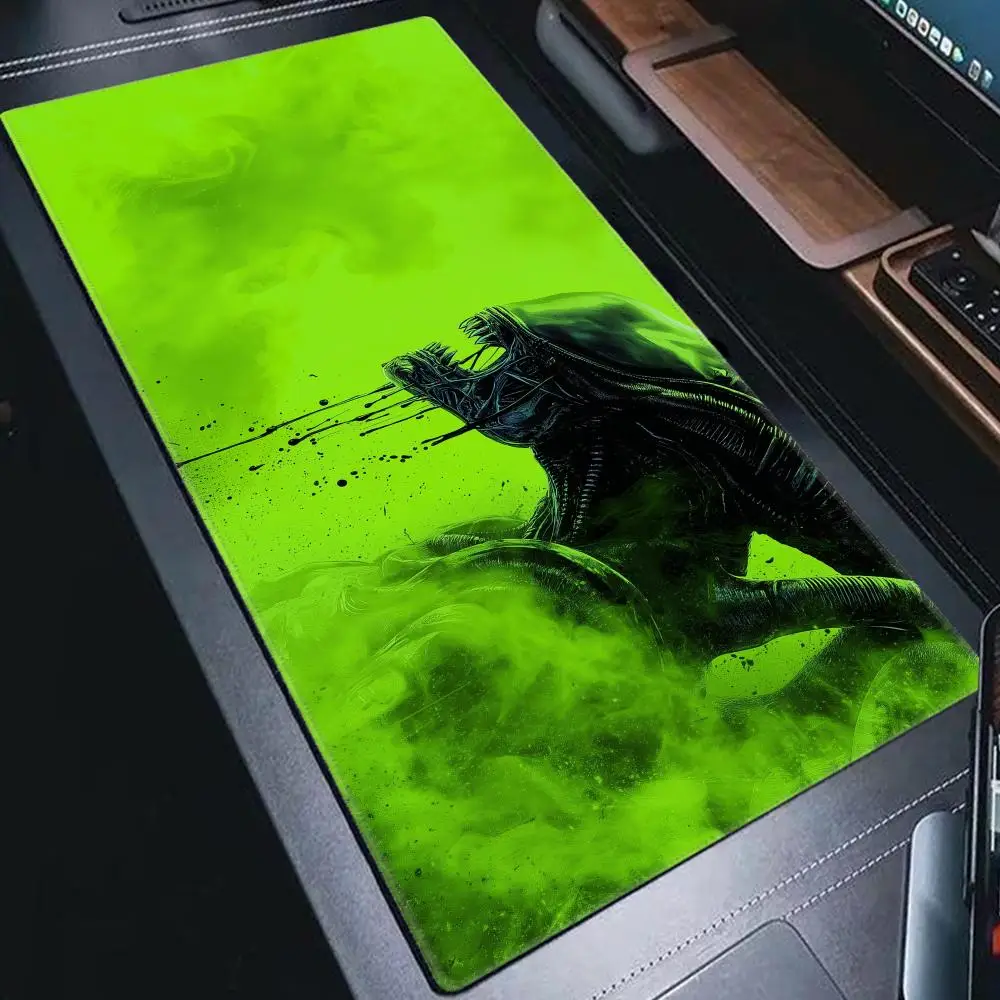 Alien Xenomorph Mauspad XXL, Computerzubehör, großes XXL-Tastatur-Laptop-Tischpad, das neue Produkt für Gamer, Gaming, HYBXAXC
