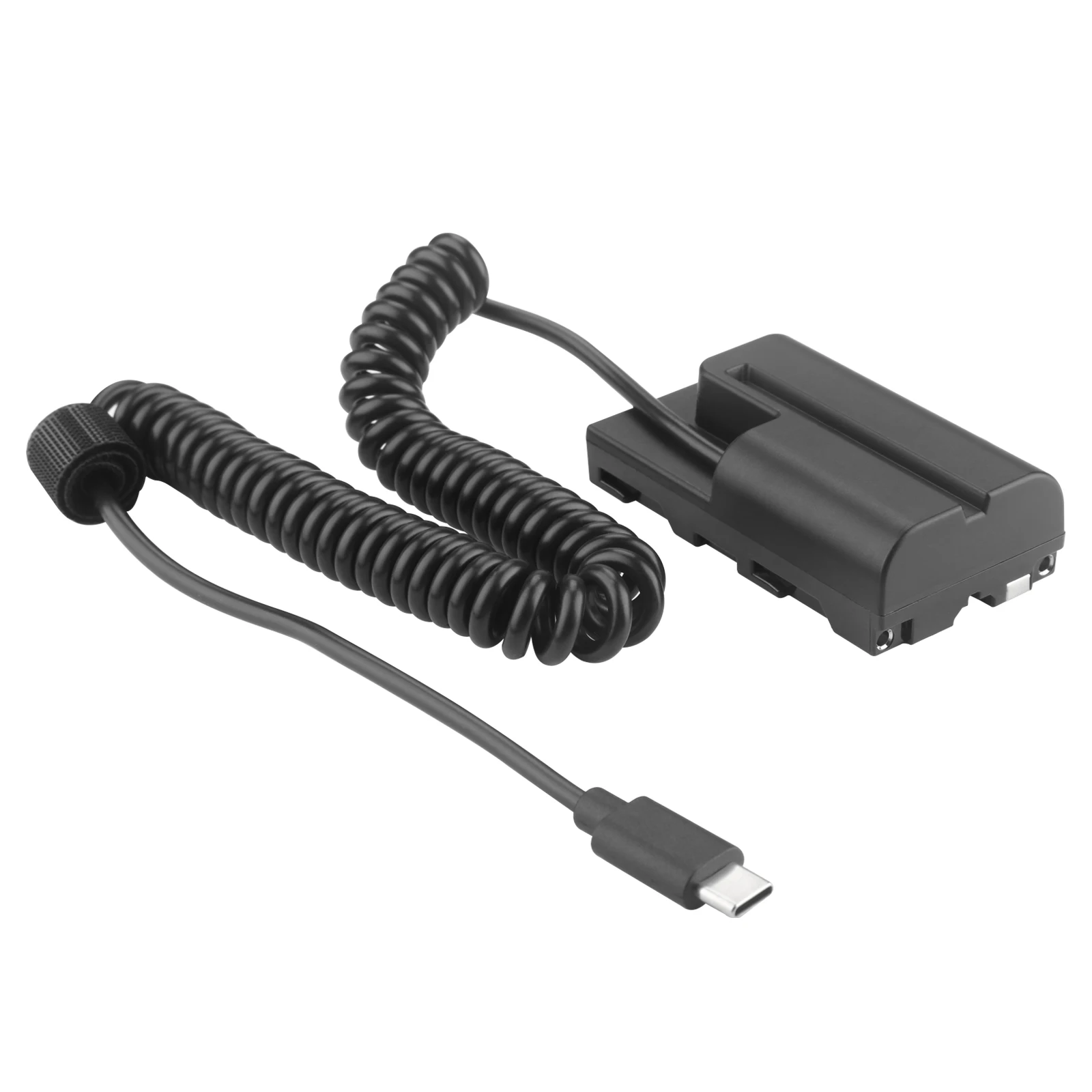 USB-C PD30W to NP-F Dummy Battery with Extendable Cable for Sony NP-F960 /750/770/970 to Power Camera Field Monitor