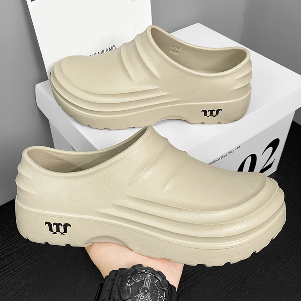 Chef Shoes Wide Work Shoes Slip Thickened Work Loafers Waterproof Warm Lined Nurse Shoes Oil Proof for Restaurant