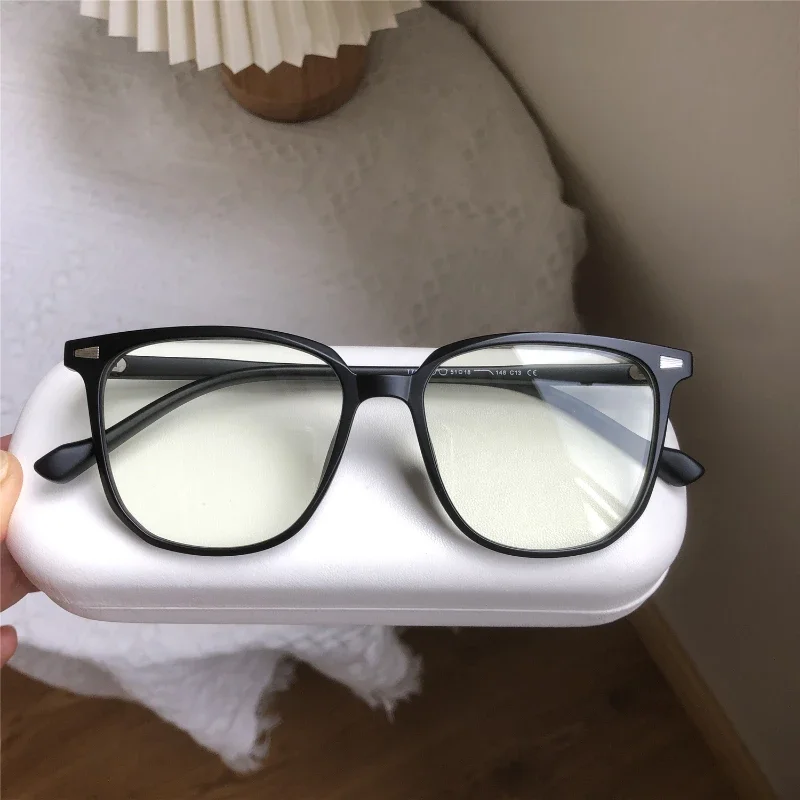 Acetate Big Face Eyeglass Frame Men Myopia Reading Office Eyewear Square Handmade High Quality Women Myopia Reading Glasses Thin