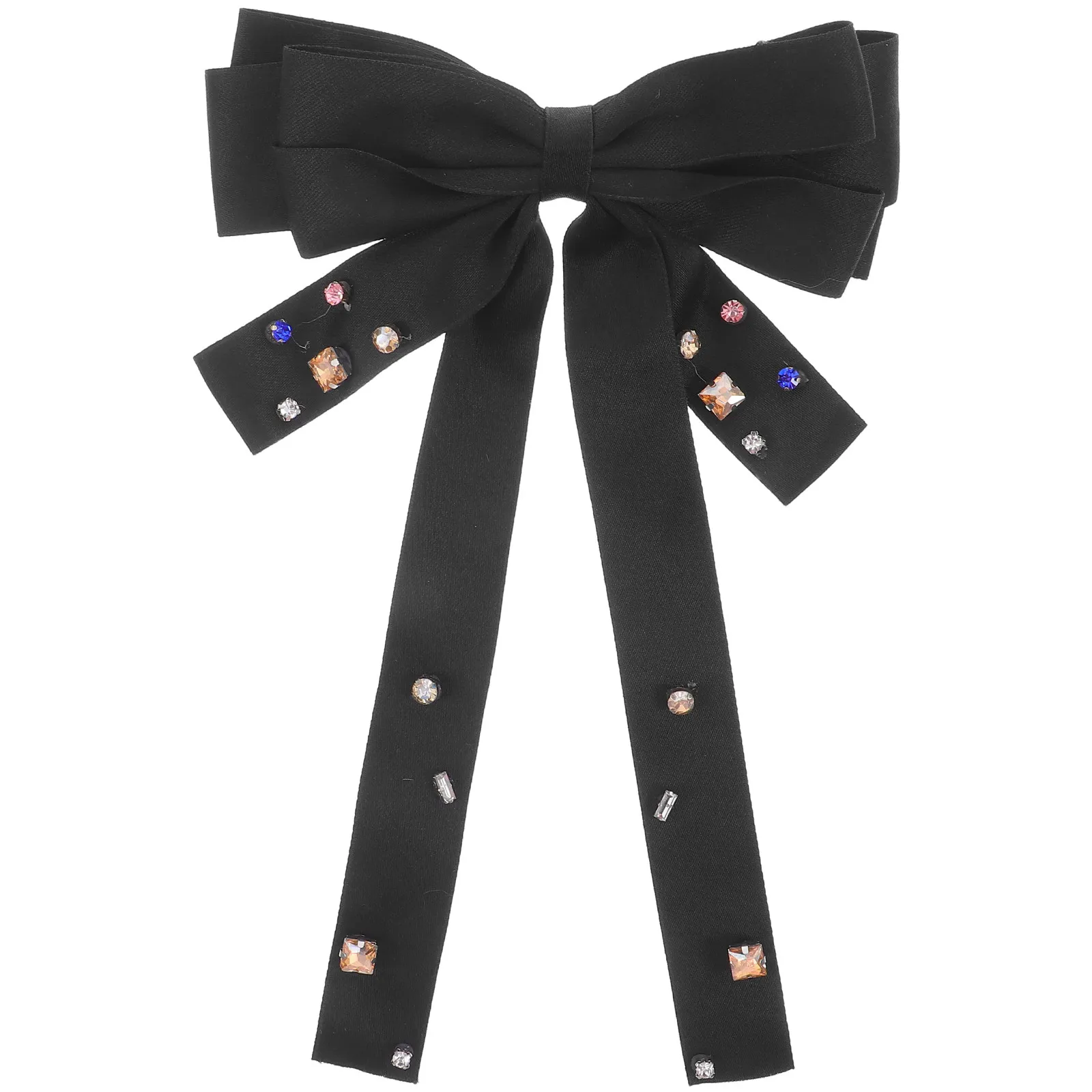 

Французские заколки для волос с большим бантом, декоративные стильные зажимы для хвоста, французские заколки-бантики для волос