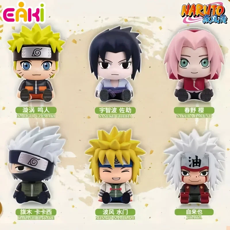 

Eaki Naruto Shippuden Sitting Series Blind Box Backpack Pendant Decoration Doll Collectible Desktop Ornament Toy Birthday Gift