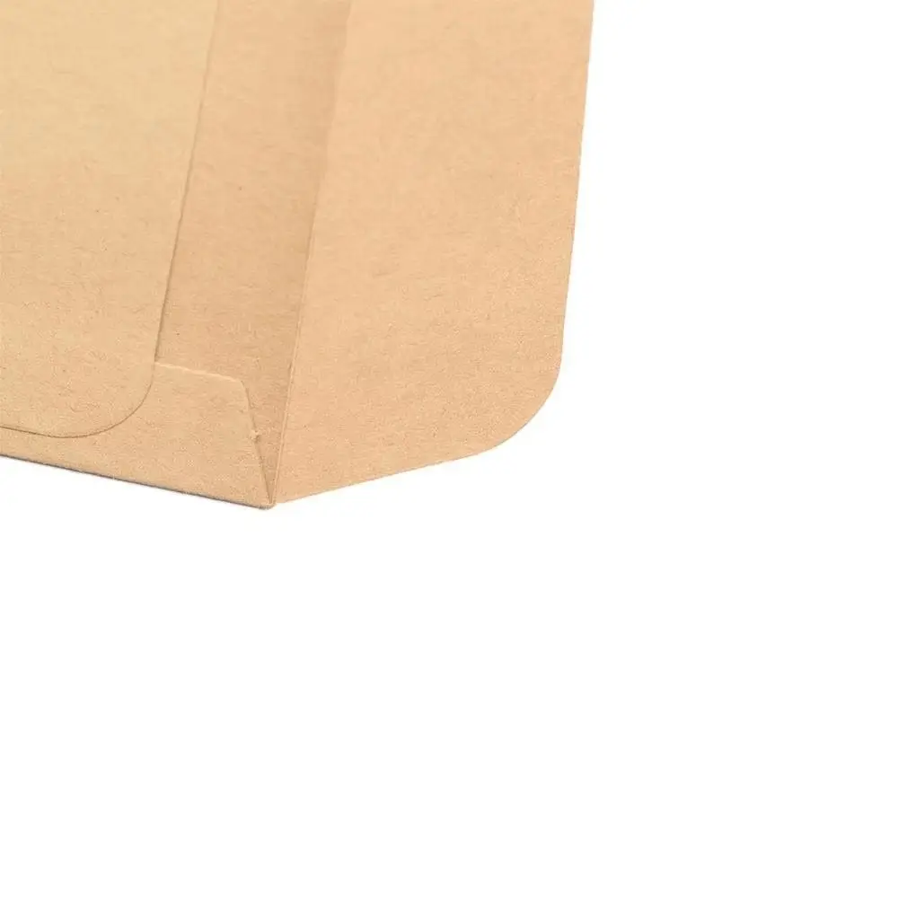 10Pcs 16x11cm Kraft Paper Envelope Black Red Kraft Paper Gift Card Envelope European Style Window Envelope Letter Envelope