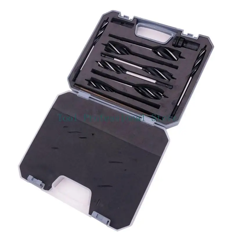 57QF Set 11 punte per coclea per flauto 10-25 mm 1/4 pollice Punta per coclea con codolo esagonale