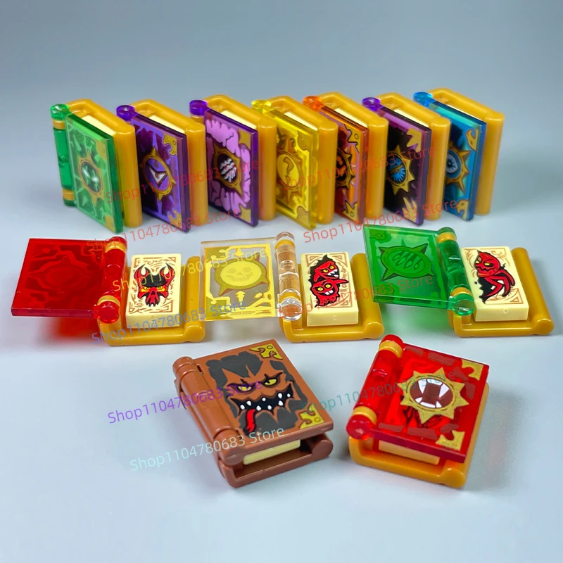 

MOC Building Blocks Mini Figures Set Accessories Anime Magic Book Assembly Model Ornaments Children's Toys Gift Collection