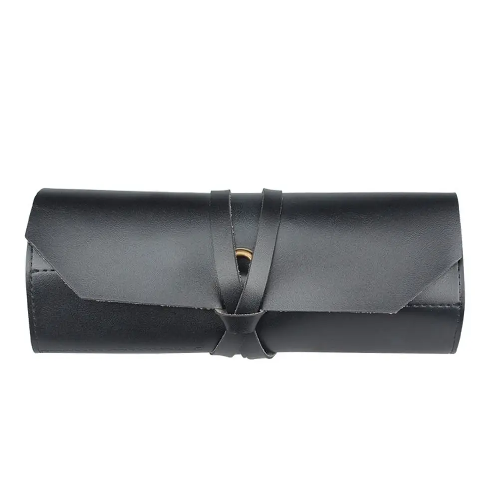 Organizer Holder Tools Pouch Case Folding Pouch Tool Roll Up Bag Tool Storage Bag Carry Tool Organizer Leather Folding Bag