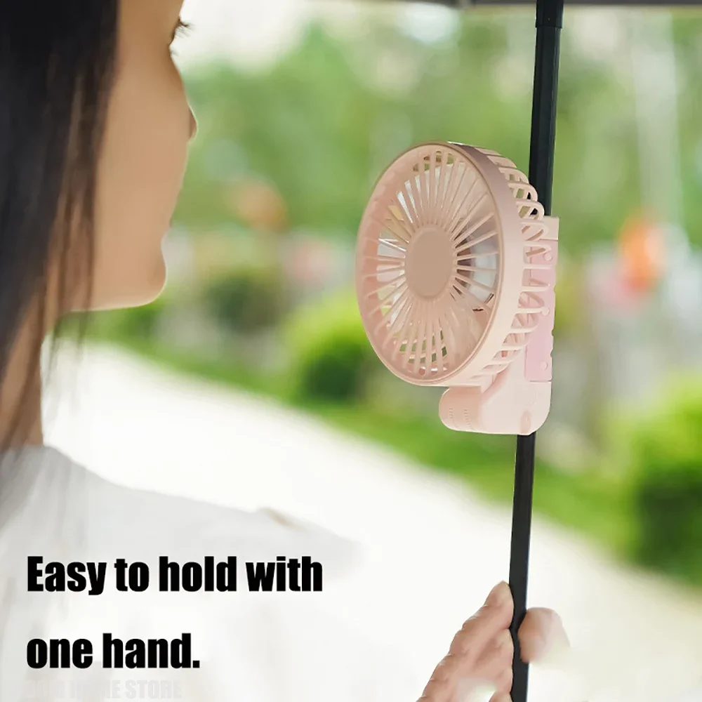 

Подвесной мини-складной ручной вентилятор с зонтом, перезаряжаемый портативный для летних студентов, удобный экономичный подарок, бесшумный вентилятор