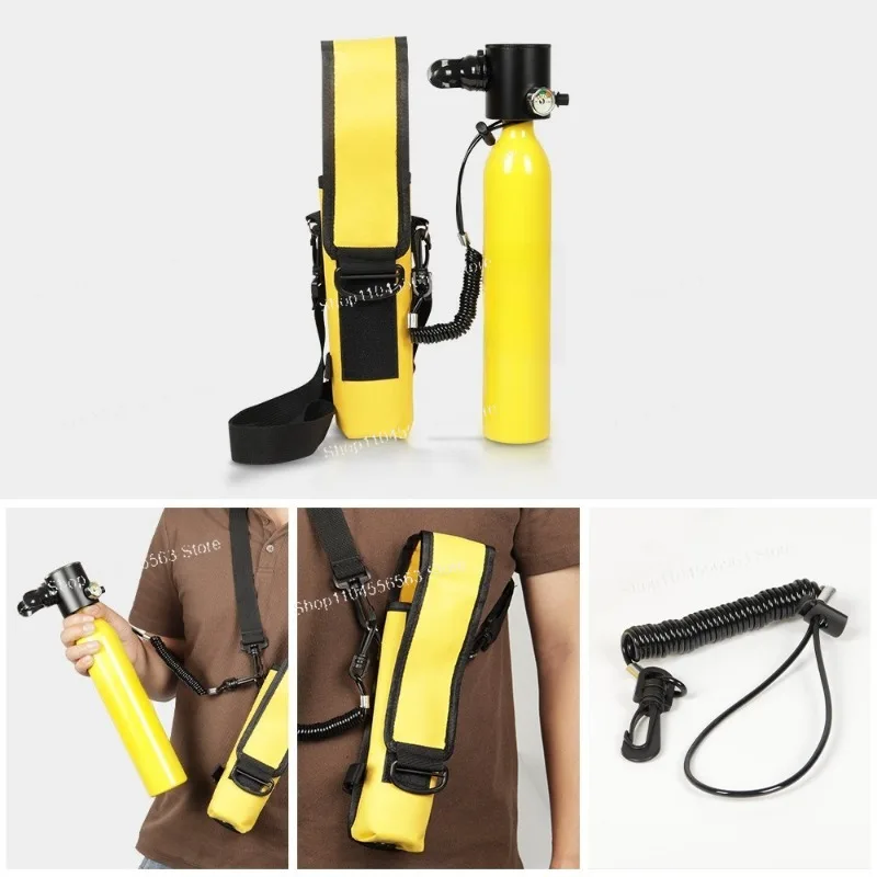 0.5L new scuba mini oxygen bottle storage bag underwater breathing diving equipment