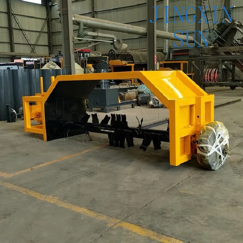 Tractor Pull Compost Turner Agricultural Equipment Traction Manual Turner Compost Maker Organic Compost Machine