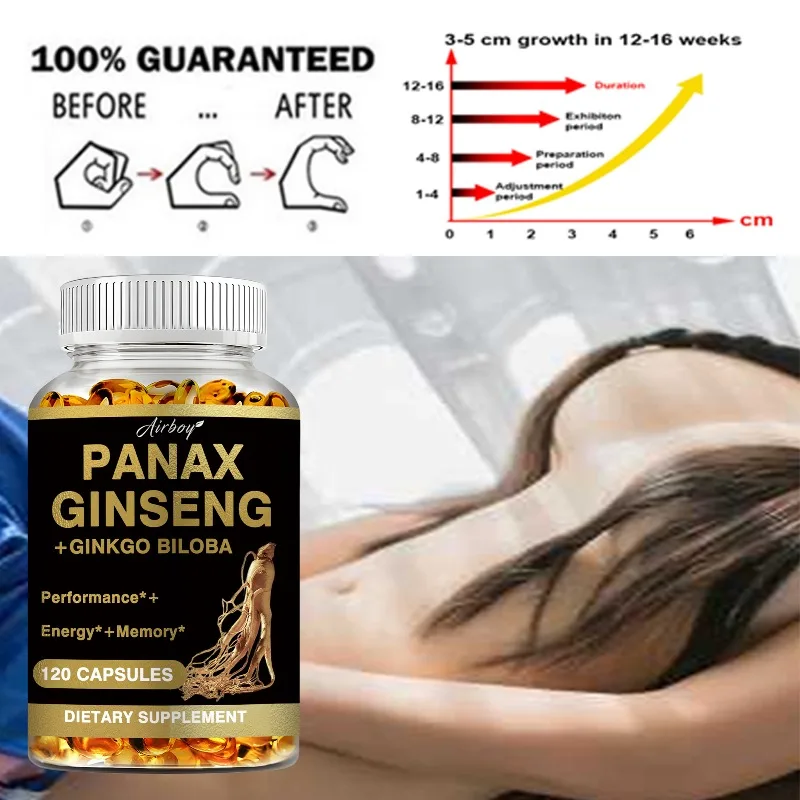 

Panax Ginseng + Ginkgo Biloba - Enhance Physical Energy, Support The Immune System, Improve Vitality and Focus