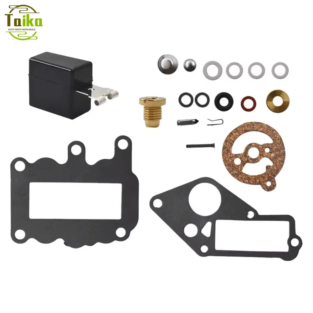Carburetor Carb Kit with Float fit For Johnson Evinrude Outboard 9.5 BRP / OMC382048   1964 1965 1966 1967 1968 1969 1970-1973