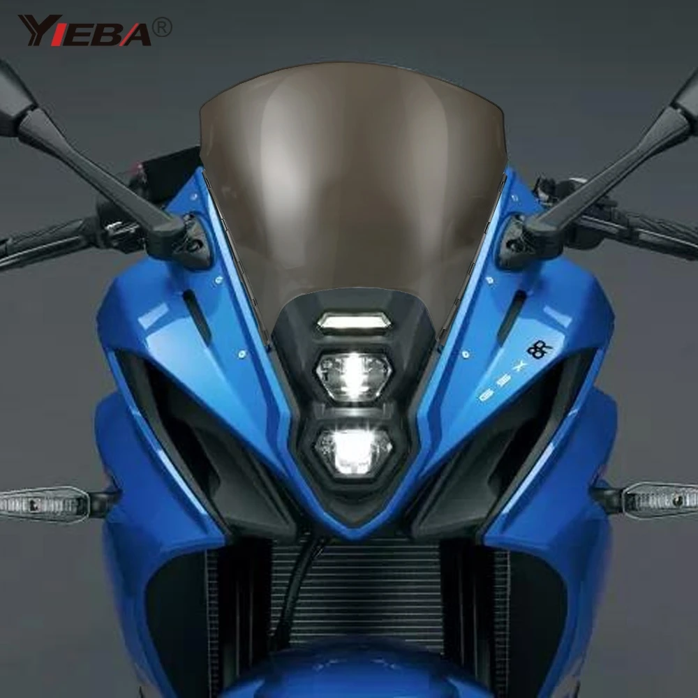 For SUZUKI GSX 8R GSX-8R 2024 2025 2026 Front Sports Windshield Visor Wind Deflector Windscreen Spoiler Double Screen GSX8R 2027