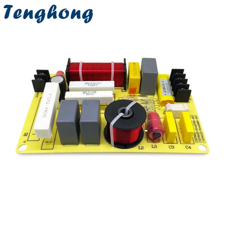 

Плата частотного разделителя Tenghong (1 шт.), 2-полосная, для профессиональных сценических акустических систем KTV, свадебных мероприятий, мощный аудио-кроссовер, 12 и 15 дюймов