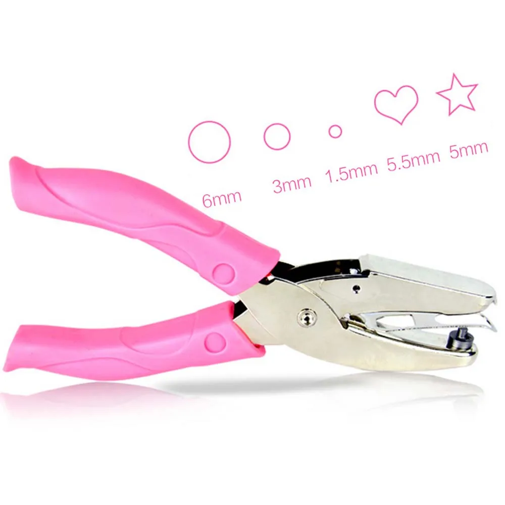 Border Scrapbooking For Tags Ticket Notebook Single Hole Paper Cutter School supplies Office Binding Stationery Hole Punch