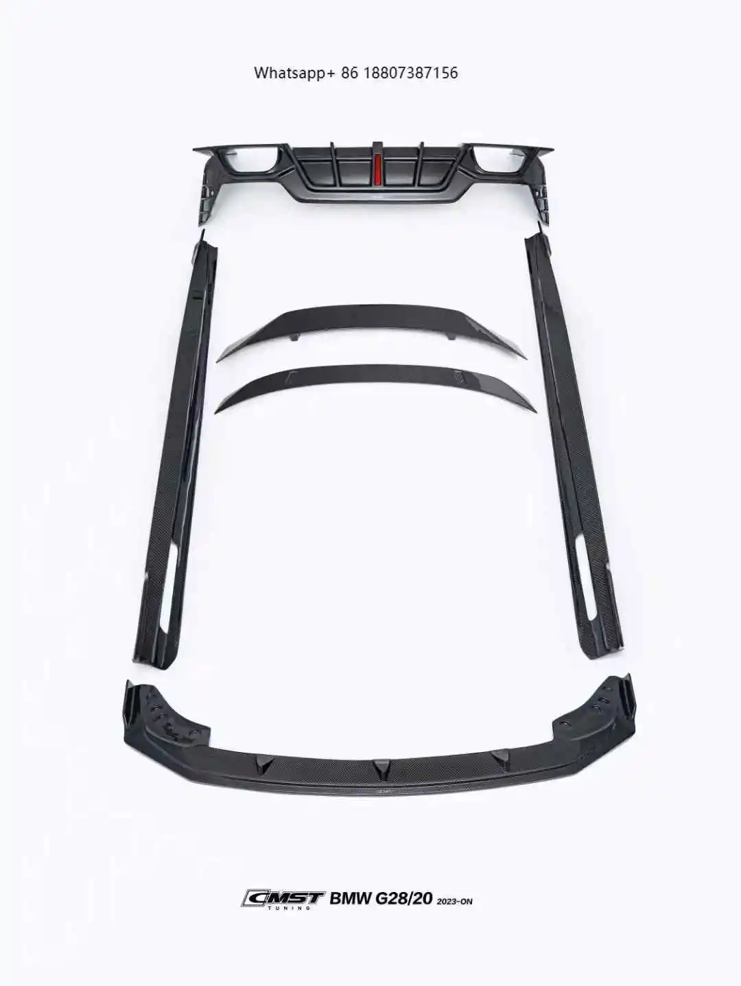 Runde Perfectly Adapts forBMW 3 Series G20/28 Upgraded and Modified CMST Style High-quality Carbon Fiber Factory Direct Sales