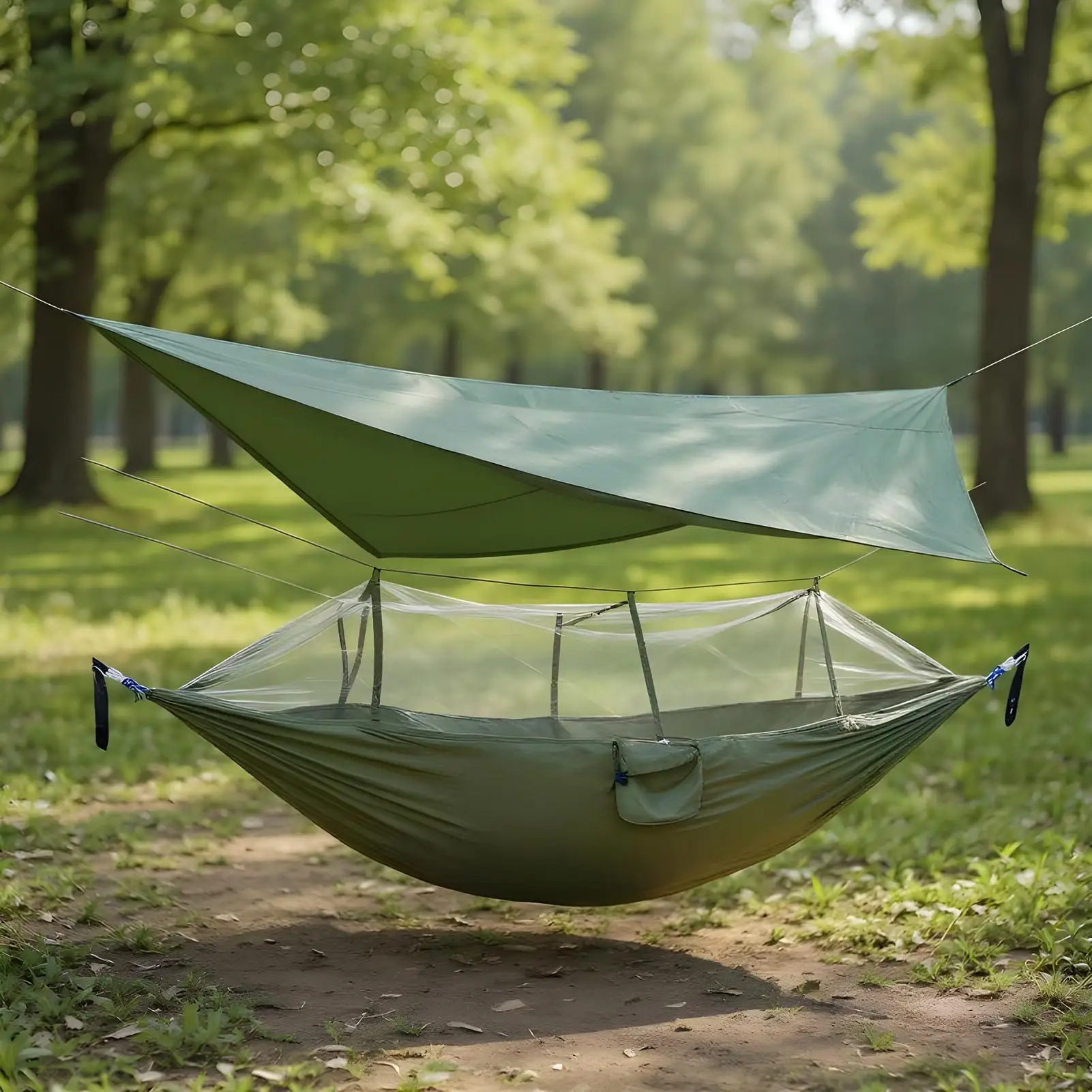 Camping Hammock Net Waterproof Roof Fly Net Netting Waterproof Protective Mesh For Fishing Patio Backyard Garden Outdoor