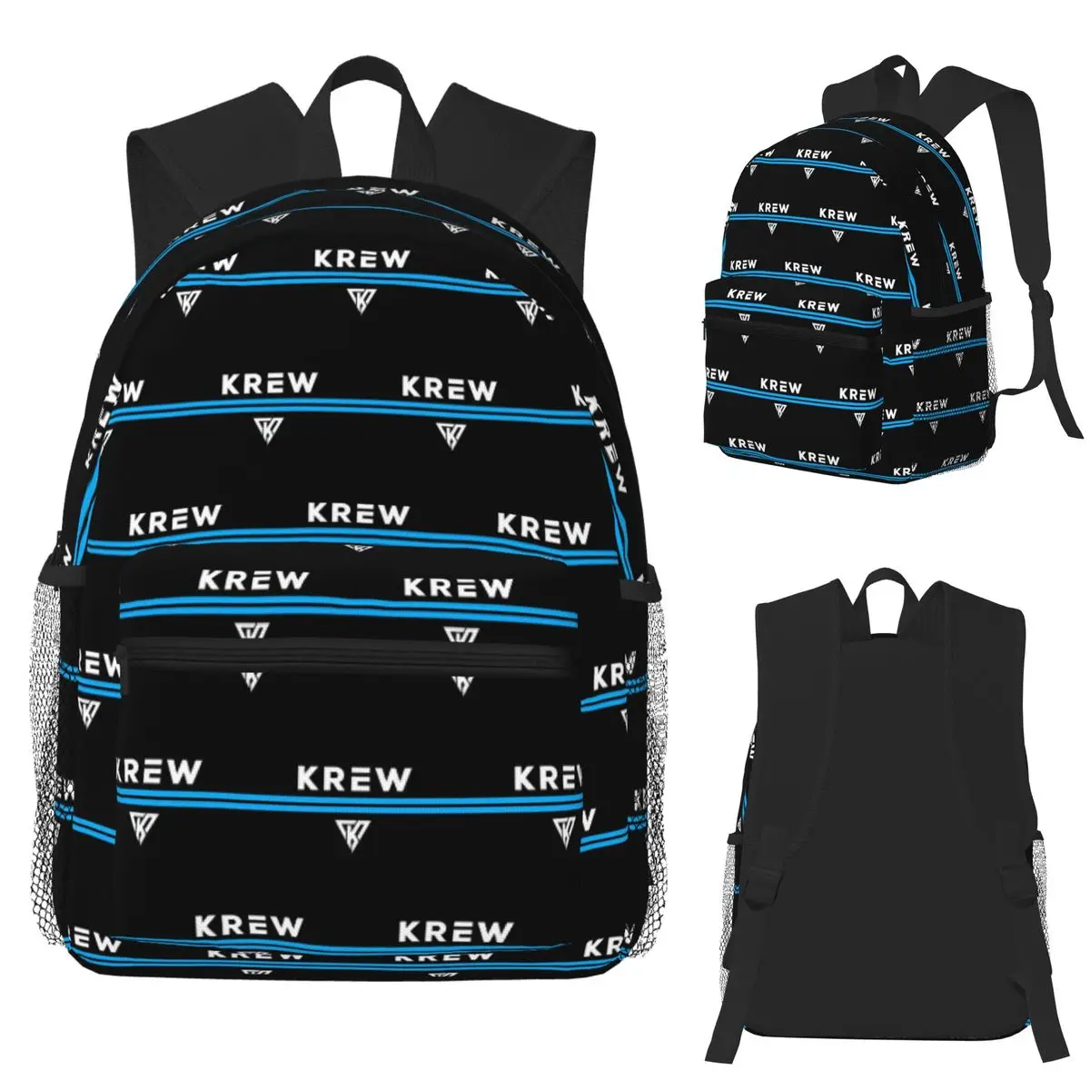 

Blue Team Funneh And Krew Cute Student Backpack School Bag Hiking Travel Daypack for Boys Girls Fashion Bookbag Shoulder Bags