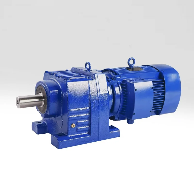 New Type R Series Stable Performance Flexible Mounting Options Speed Reducer Motor For Industrial Belt Conveyors